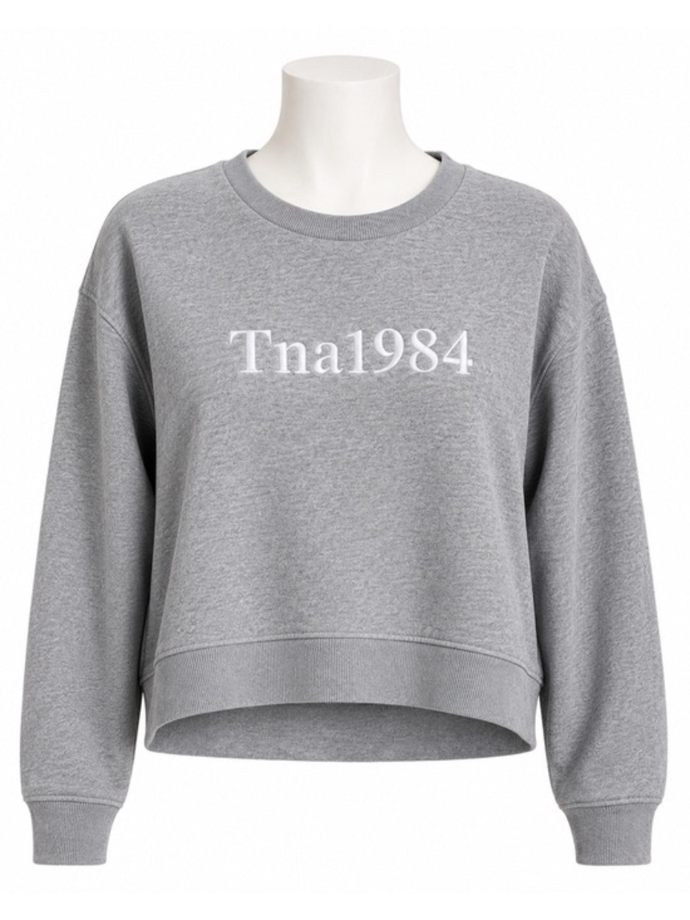 Aritzia TNA Gray Relaxed Crewneck Sweatshirt size S